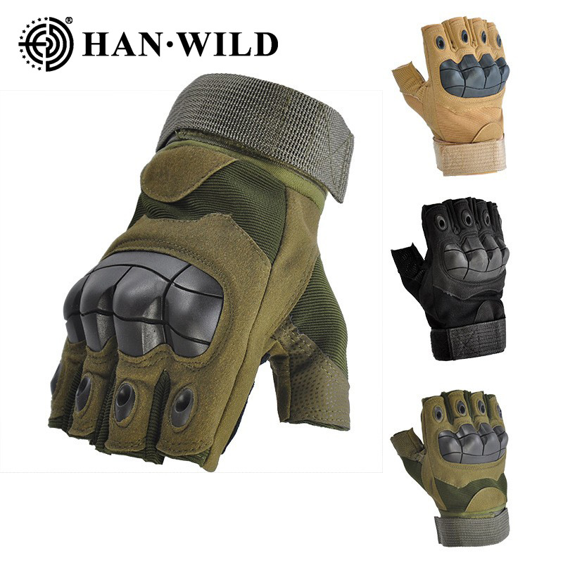 Wildman Hunting & Outdoor - Tactical Training Gloves Haif Finger Gloves