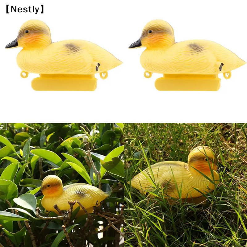 Decoy Duck Plastic - Floating Duck Ducklings Pond Statue Ornament
