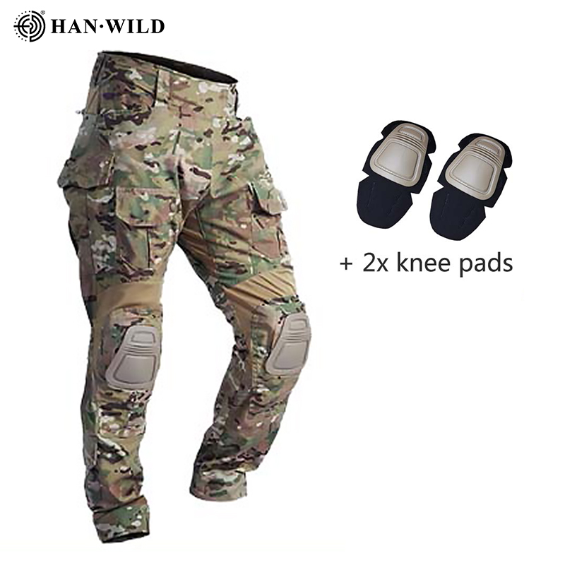 Wildman Hunting & Outdoor - Airsoft Tactical Pants Camo G3 Combat