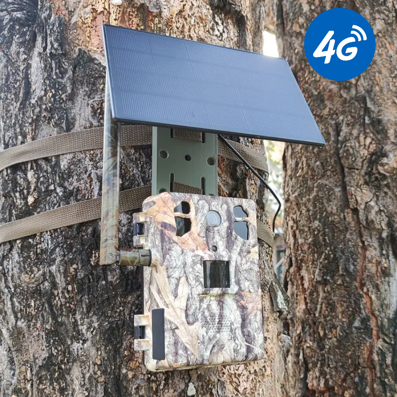 Outdoor Hunting Video Camera - 4G LTE Wildlife Solar Hunting Camera