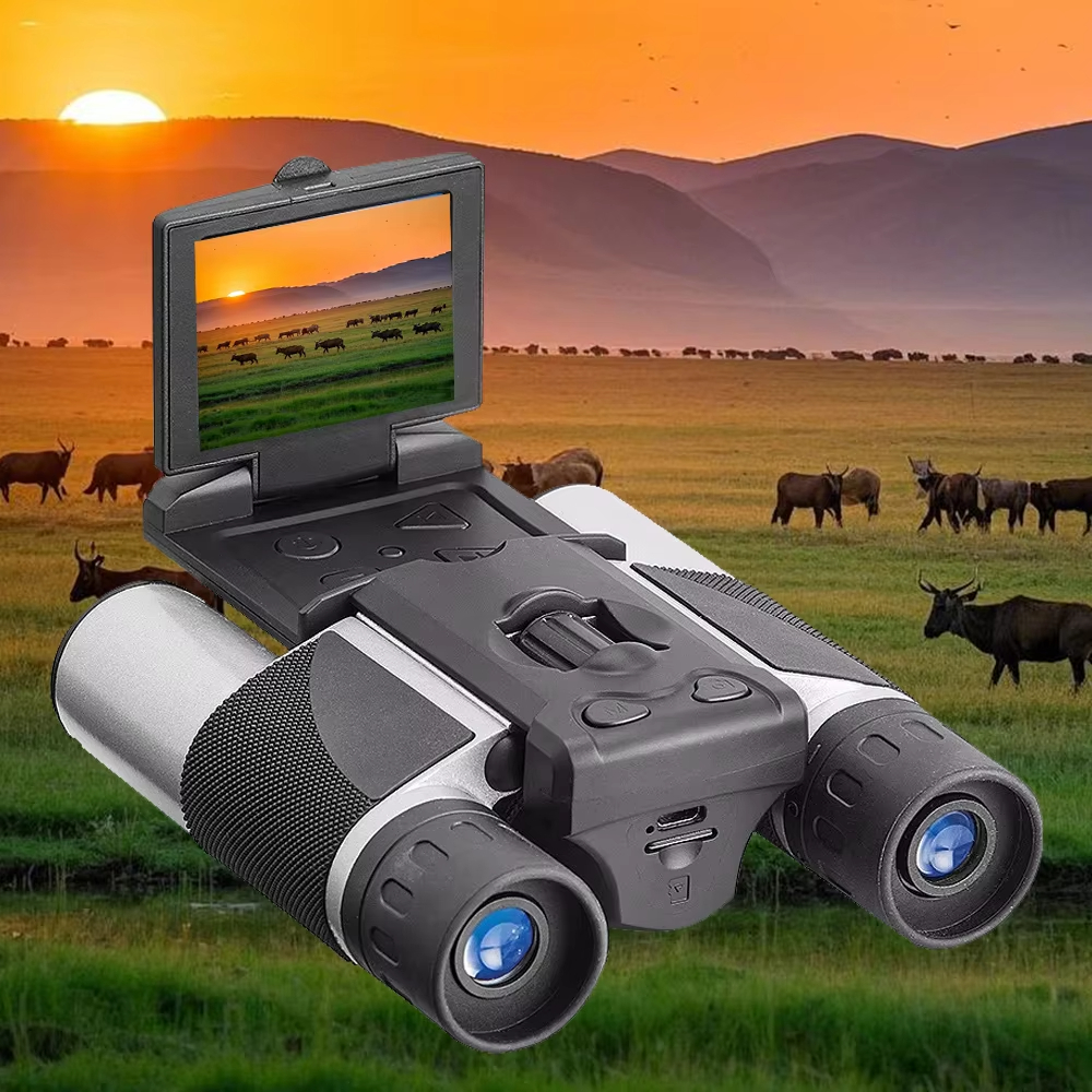 Outdoor Hunting Video Camera - 8X Digital Zoom Camera Binoculars with