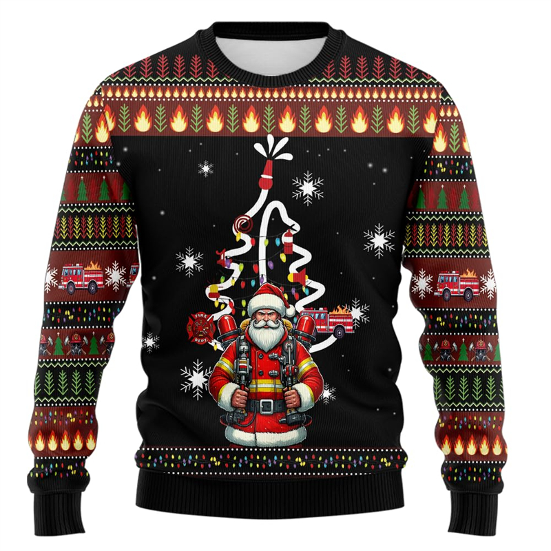 Firefighter Santa Claus Graphi – Elk Bugle Call recenzja i cena