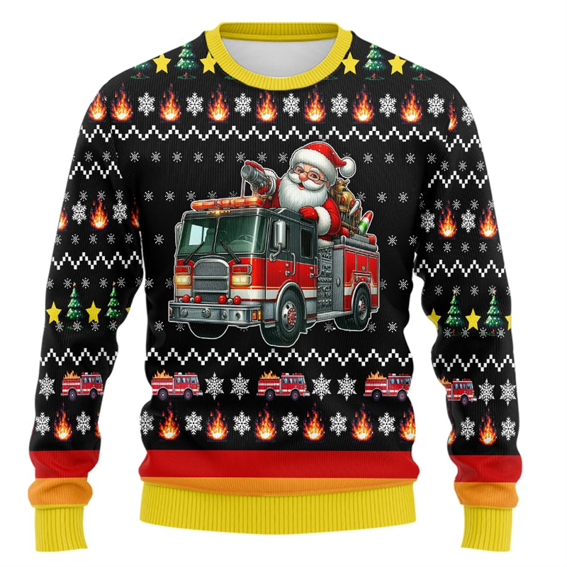 Firefighter Santa Claus Graphi – Elk Bugle Call recenzja i cena