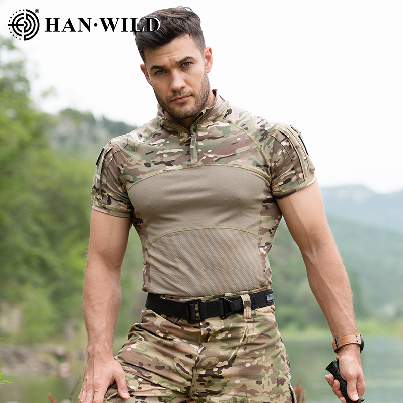Tactical T Shirt Shirts Men Ai – Wildman Hunting & Outdoor recenzja i cena