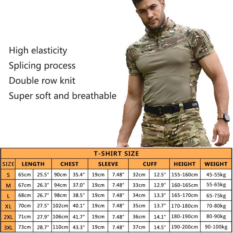 Tactical T Shirt Shirts Men Ai – Wildman Hunting & Outdoor recenzja i cena