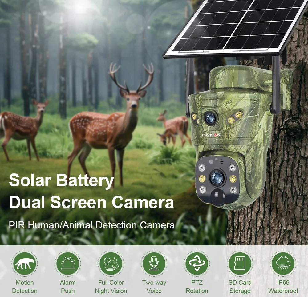 LS VISION 8MP 4G Solar Hunting – Outdoor Hunting Video Camera recenzja i cena