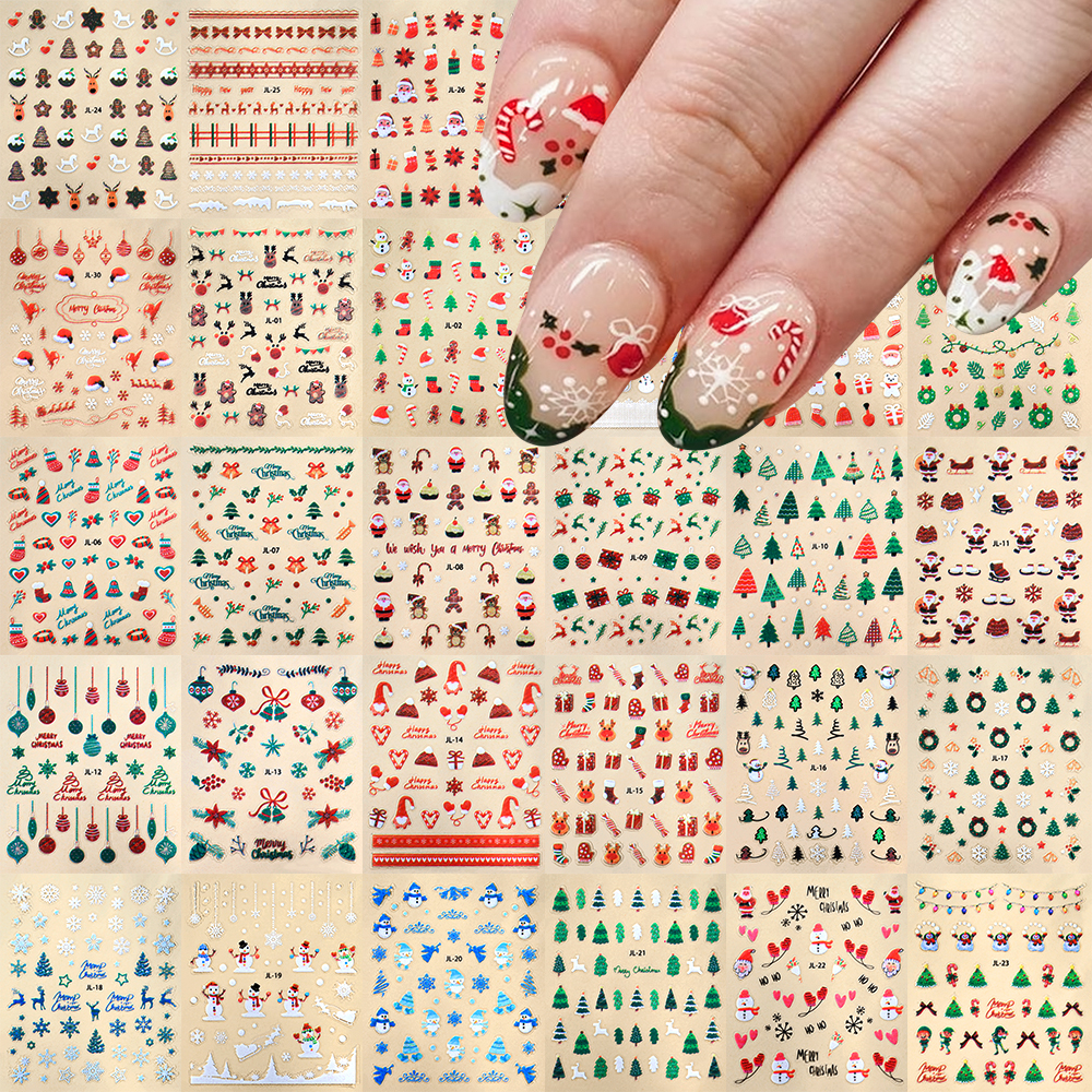 30pcs Christmas Nail Art Stick – Elk Bugle Call recenzja i cena
