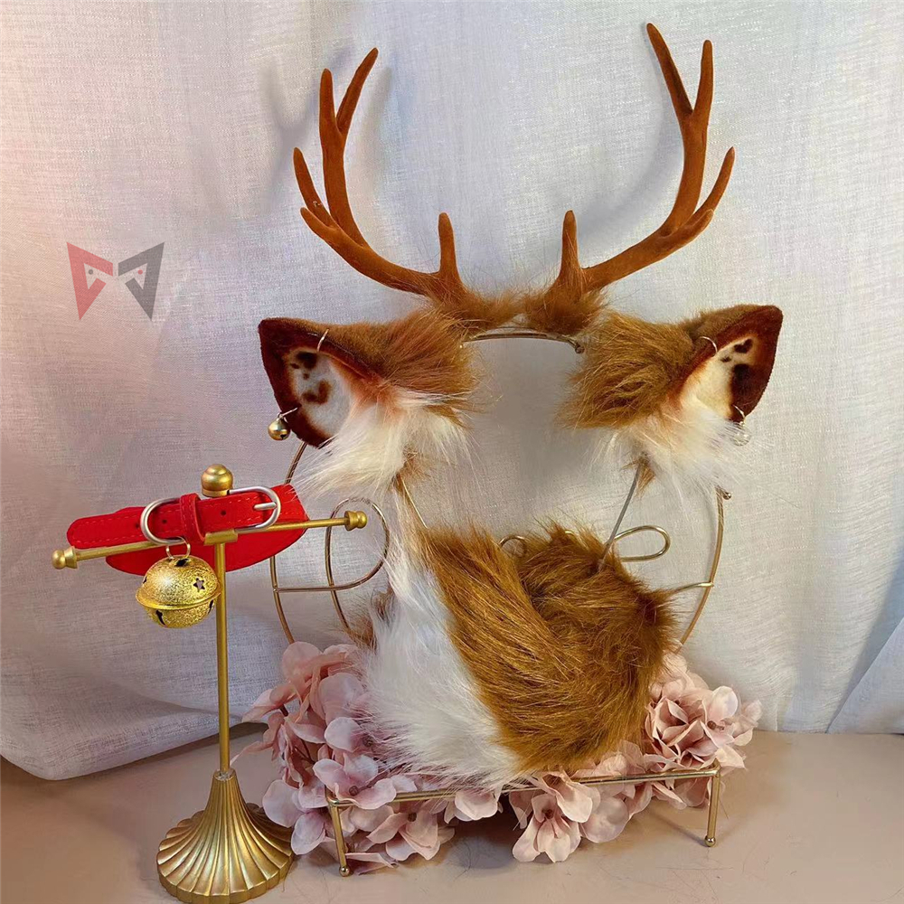 New Brown Deer Horns Ears Hair – Elk Bugle Call recenzja i cena