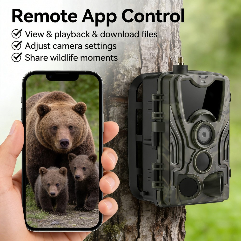 4G 4K 120MP Live Video 5000mAh – Outdoor Hunting Video Camera recenzja i cena
