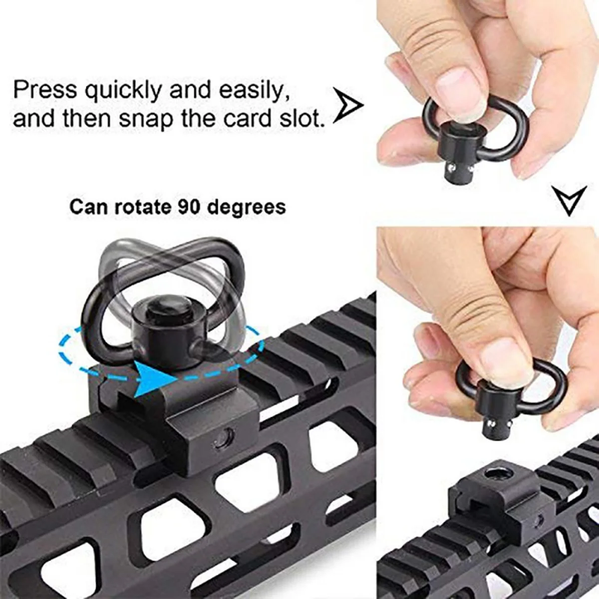 Tactical Strap Gun Sling Swive – Rifle Sling Swivel recenzja i cena