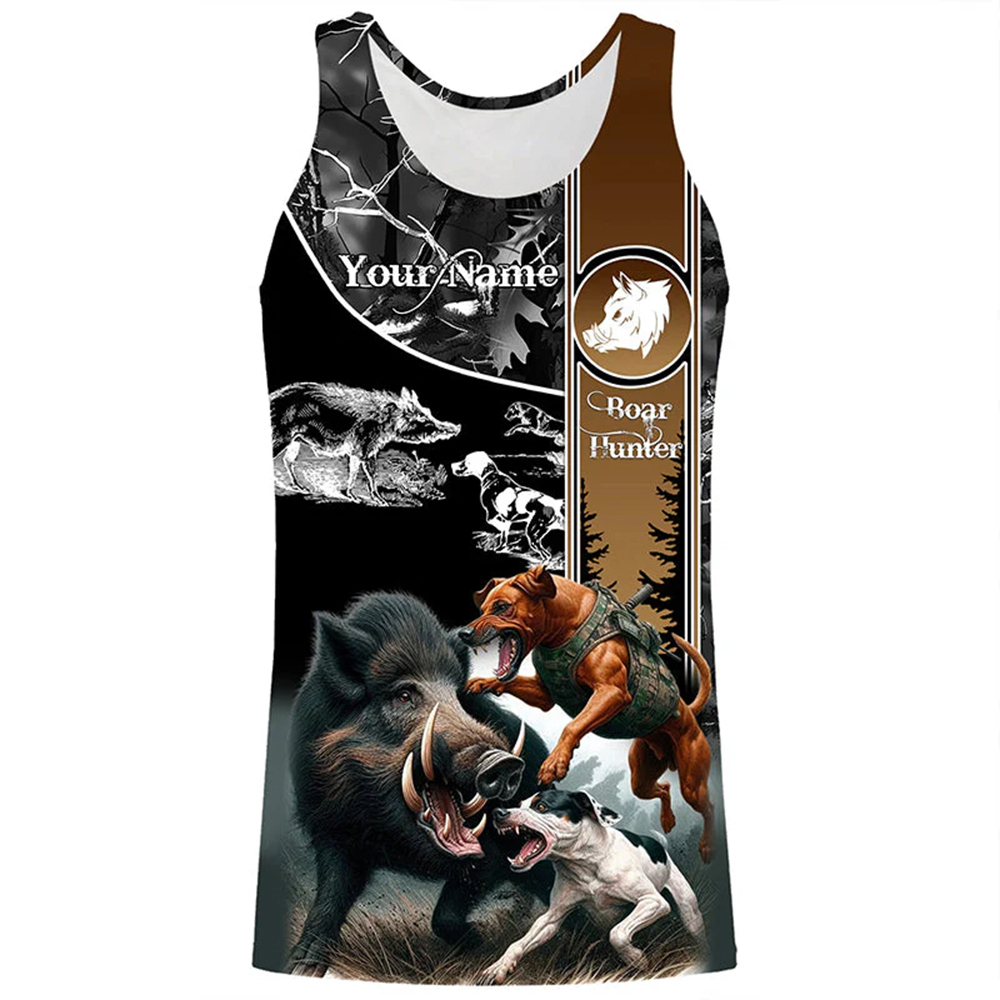 Custom Name Boar Hunter Tank T – Wildman Hunting & Outdoor recenzja i cena
