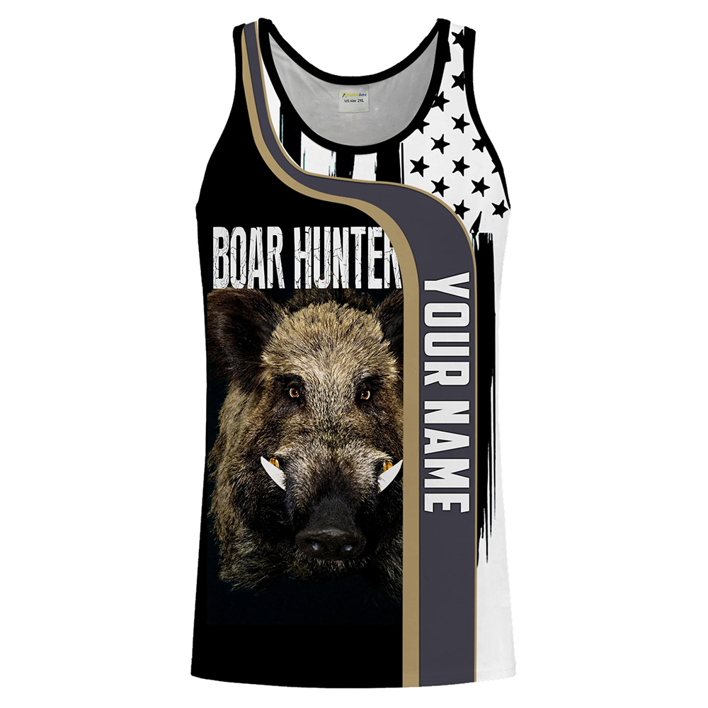 Custom Name Boar Hunter Tank T – Wildman Hunting & Outdoor recenzja i cena