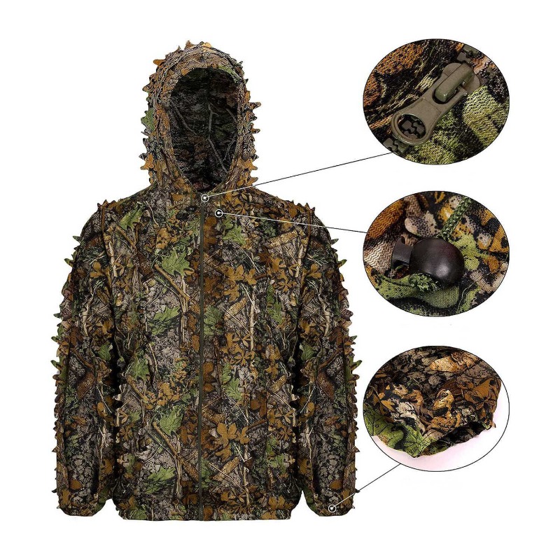3D  Leafy Bionic Camouflage Hu – Hunting Outdoor Watch recenzja i cena