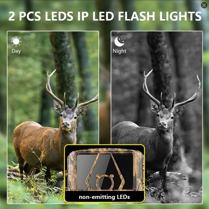 8K 60MP WiFi Trail Camera Wate – Outdoor Hunting Video Camera recenzja i cena