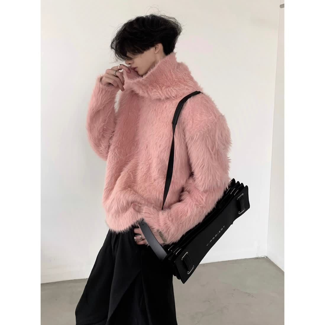 Fur Collar Pullovers Pink Mens – Wildman Hunting & Outdoor recenzja i cena