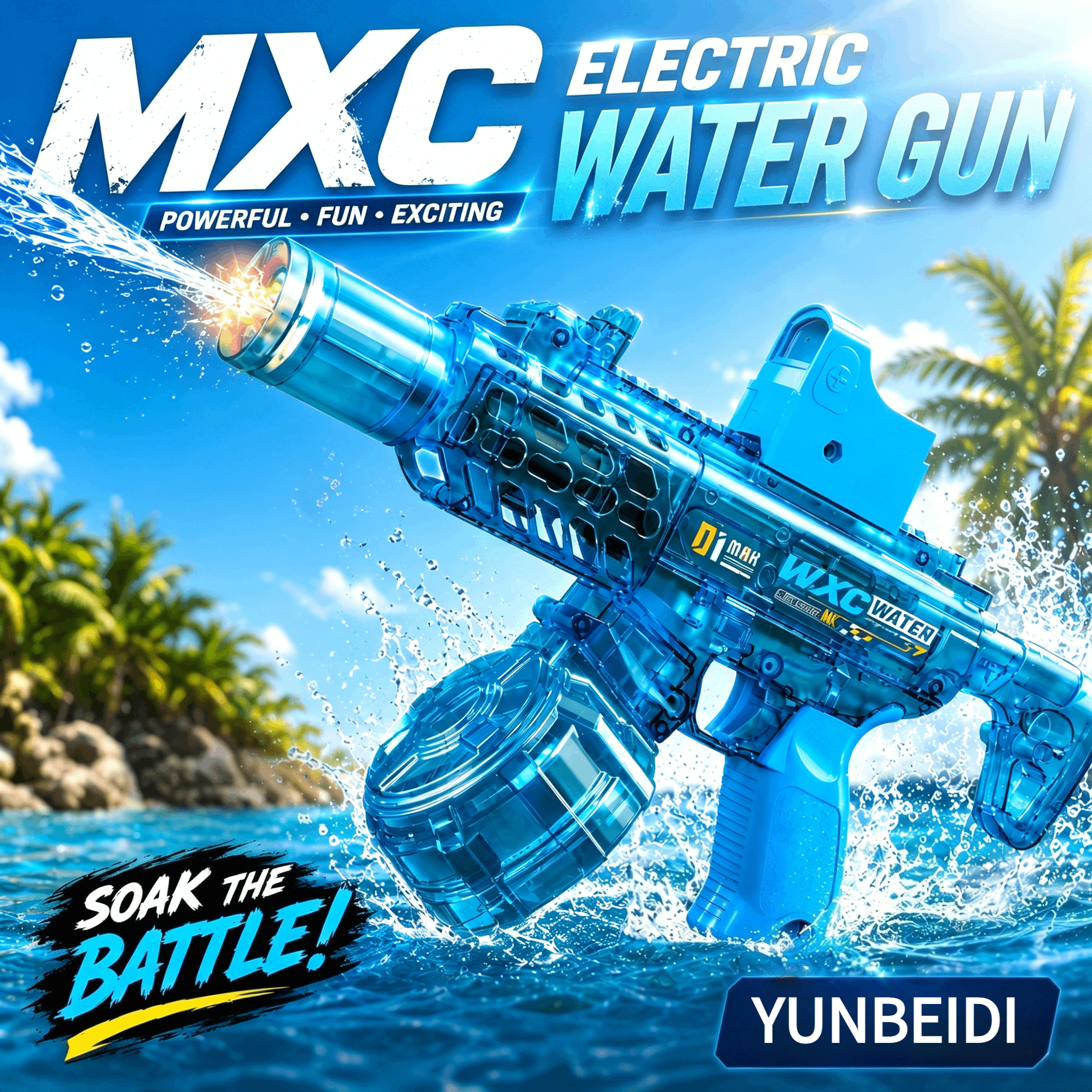 Electric Water Gun Flashing Li – Outdoor Hunting Toys recenzja i cena