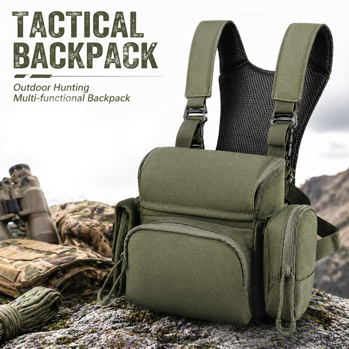 Tactical Binocular Harness Bag – Hunting Outdoor Watch recenzja i cena