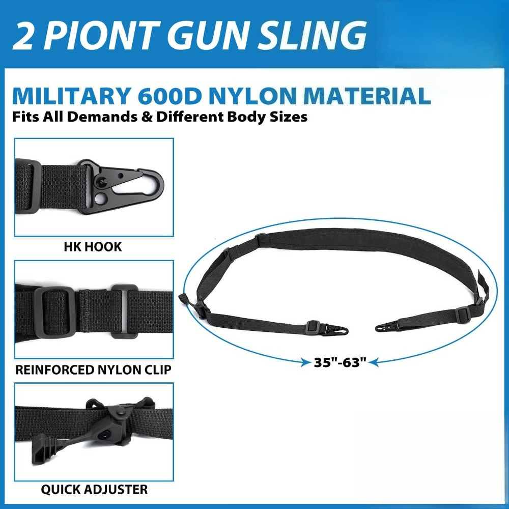 Tactical 2 Point Rifle Sling Q – Rifle Sling Swivel recenzja i cena