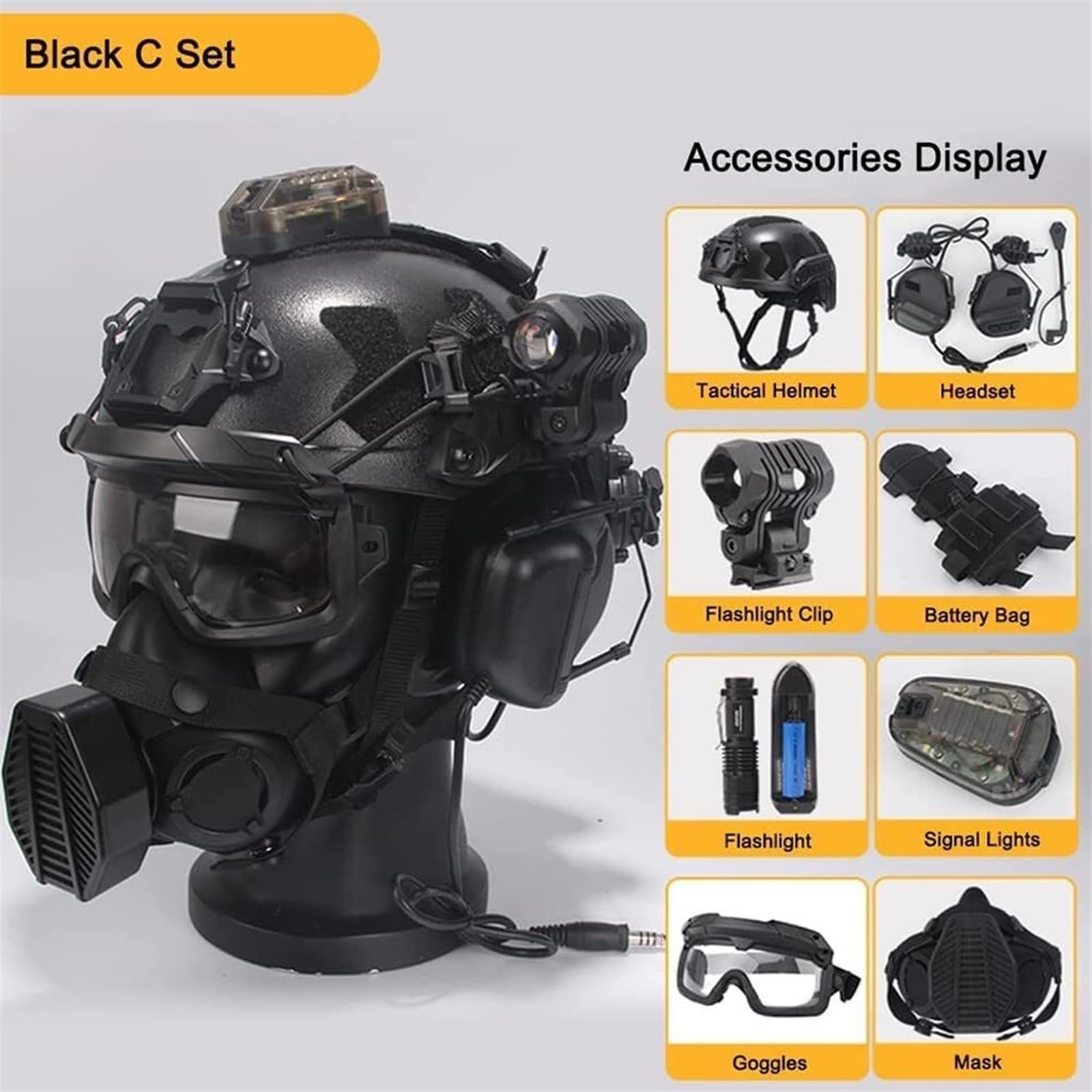 Airsoft Helmet Set with Noise  – Outdoor Hunting Movies recenzja i cena
