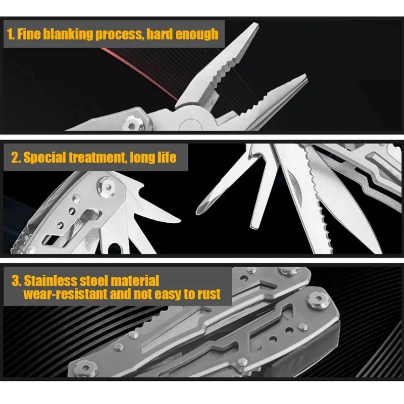 Multifunctional Folding Pliers – Outdoor Hunting News recenzja i cena