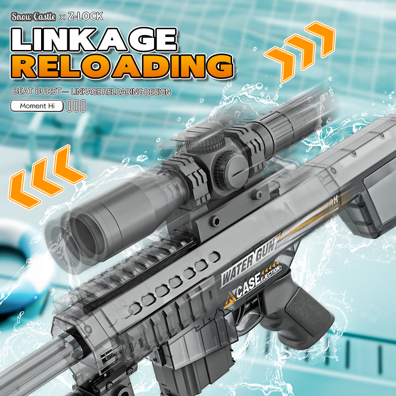 Electric Automatic Sniper Wate – Outdoor Hunting Toys recenzja i cena