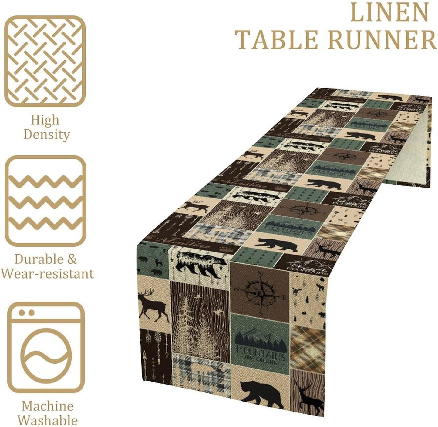 Rustic Farmhouse Deer Bear Tab – Outdoor Hunting News recenzja i cena