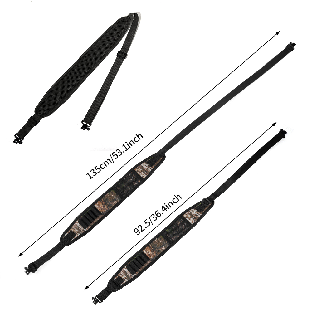 Adjustable Rifle Sling with Sh – Rifle Sling Swivel recenzja i cena
