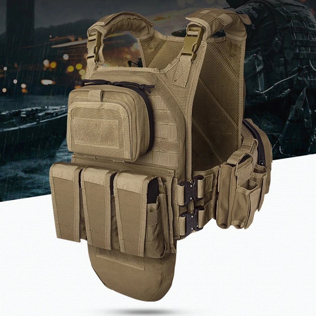 Tactical Hunting Vest Multifun – Outdoor Hunting Movies recenzja i cena