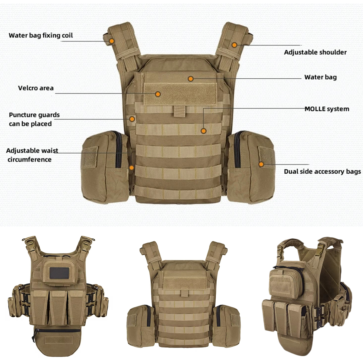 Tactical Hunting Vest Multifun – Outdoor Hunting Movies recenzja i cena