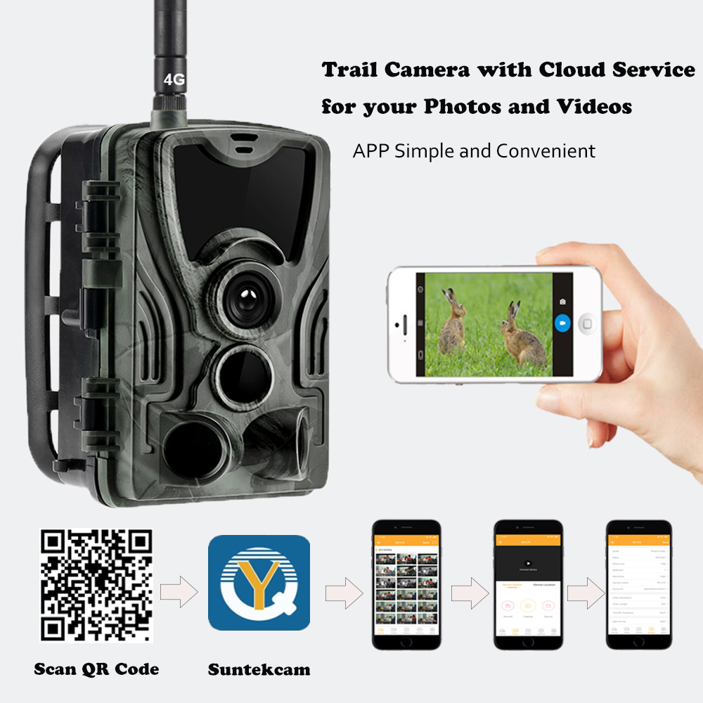 Free APP Cloud Service 4G Trai – Outdoor Hunting Video Camera recenzja i cena
