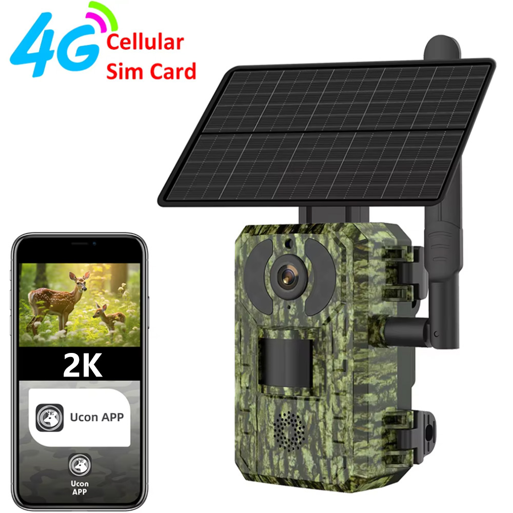 EU 4G Cellular 2K Battery Sola – Outdoor Hunting Video Camera recenzja i cena