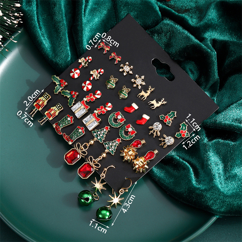 Christmas MIxed Earring Set Fo – Elk Bugle Call recenzja i cena
