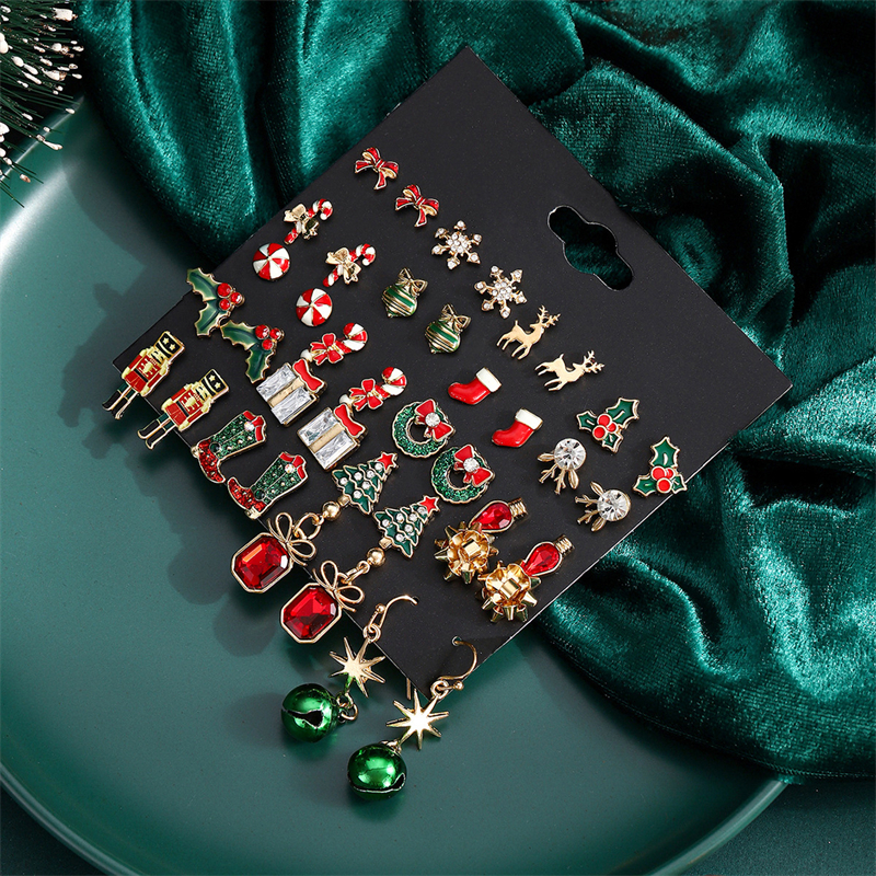 Christmas MIxed Earring Set Fo – Elk Bugle Call recenzja i cena