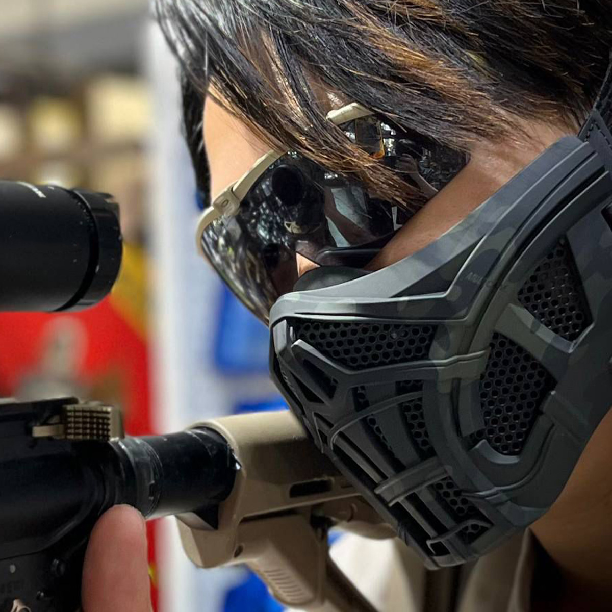 Tactical Airsoft Mask Protecti – Outdoor Hunting Movies recenzja i cena