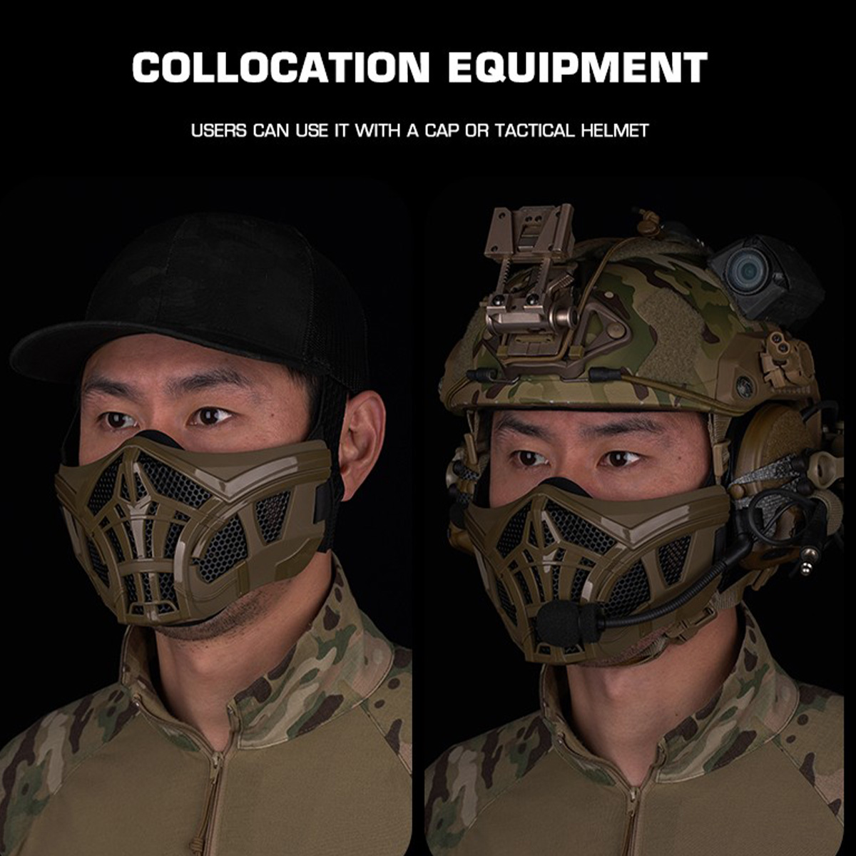 Tactical Airsoft Mask Protecti – Outdoor Hunting Movies recenzja i cena