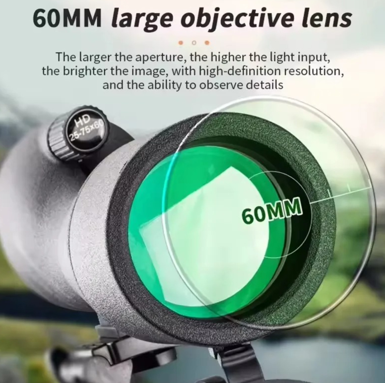 25-75x60 HD Spotting Scope Zoo – Hunting Outdoor Watch recenzja i cena