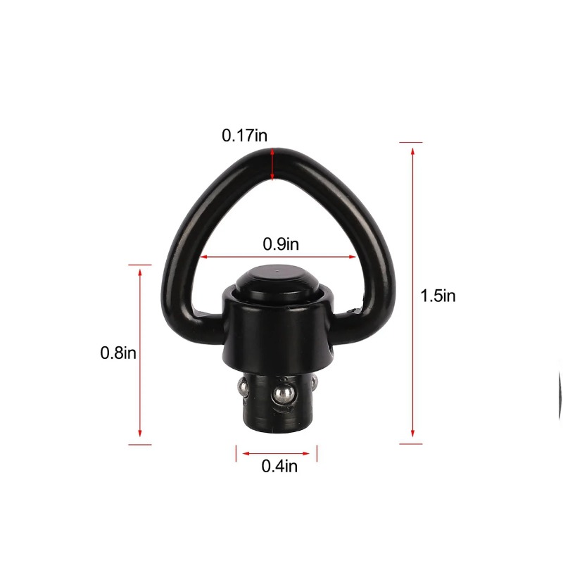1/2PCS Rifle Push Button QD Re – Rifle Sling Swivel recenzja i cena