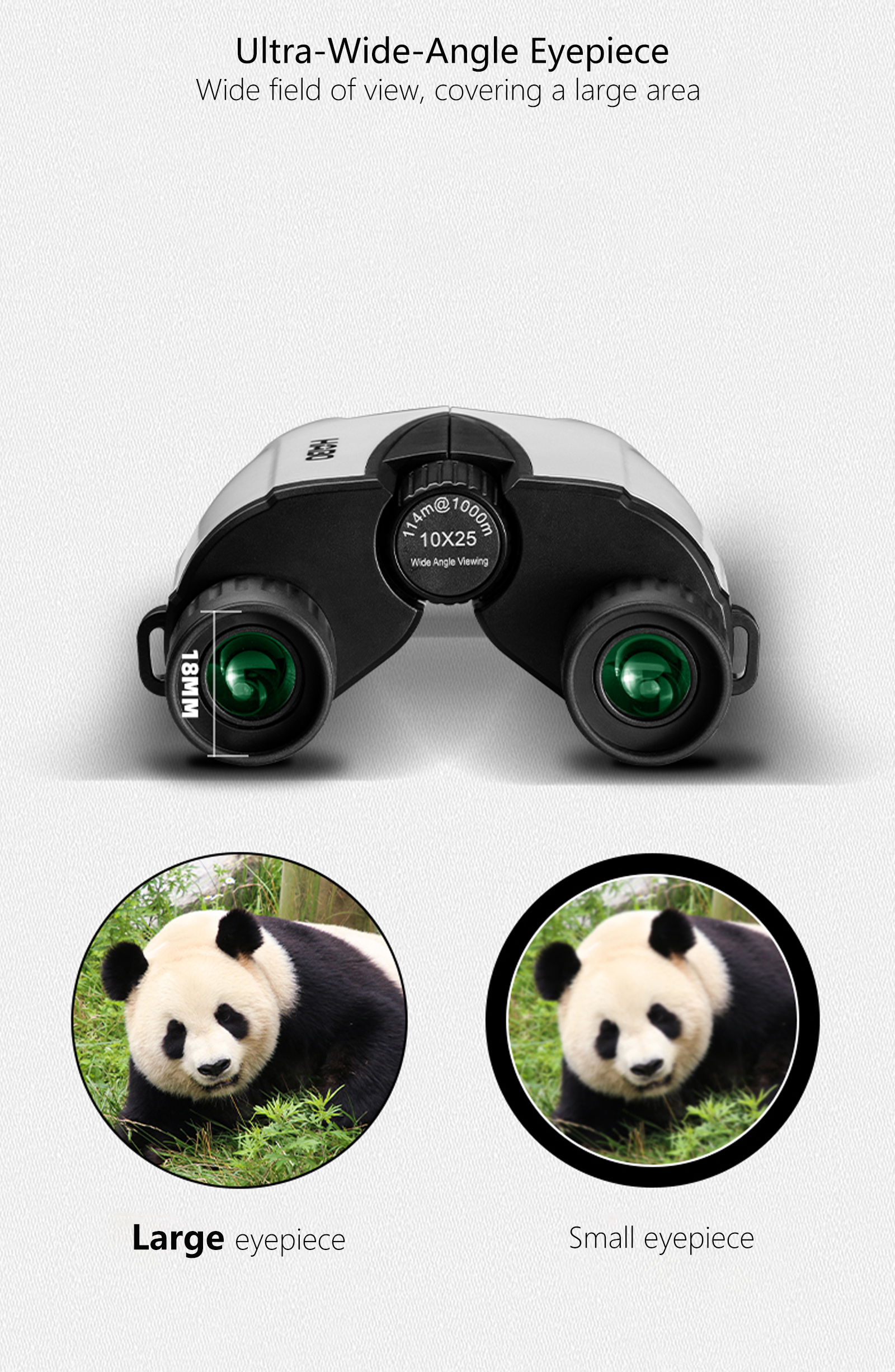 10x25 Portable Binoculars For  – Hunting Outdoor Watch recenzja i cena