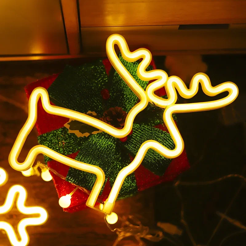 LED Christmas Socks Neon Sign  – Elk Bugle Call recenzja i cena