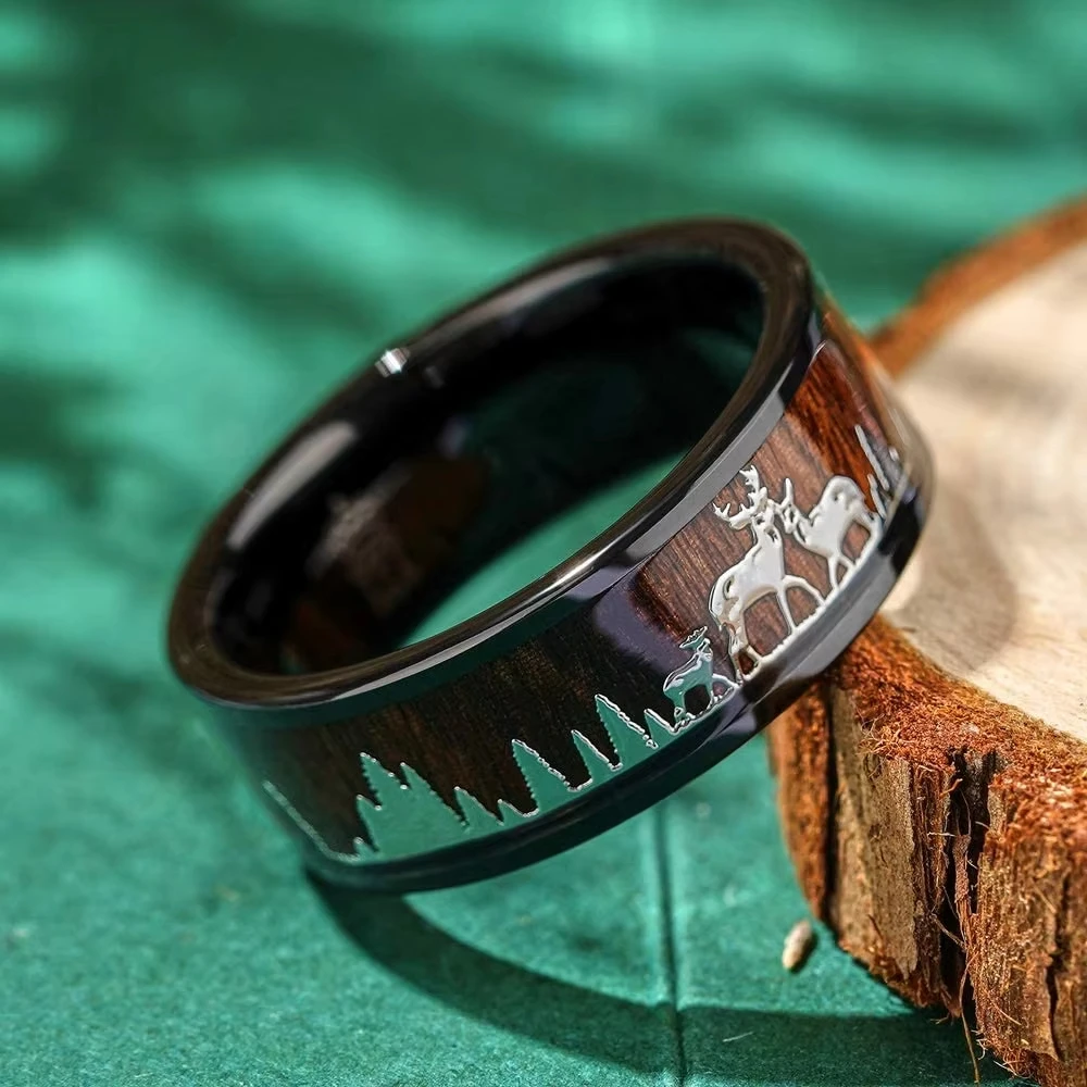 Fashion 8mm Koa Wood Inlay Dee – Wildman Hunting & Outdoor recenzja i cena