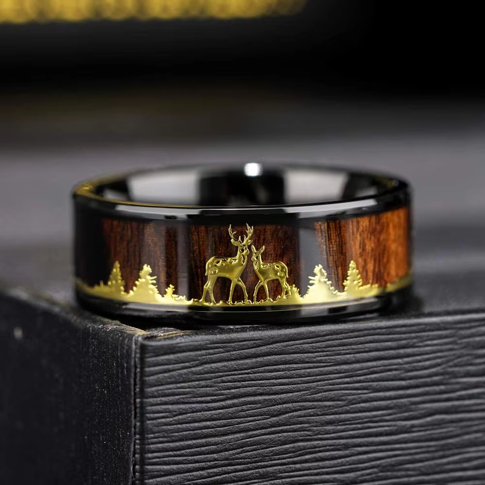 Fashion 8mm Koa Wood Inlay Dee – Wildman Hunting & Outdoor recenzja i cena